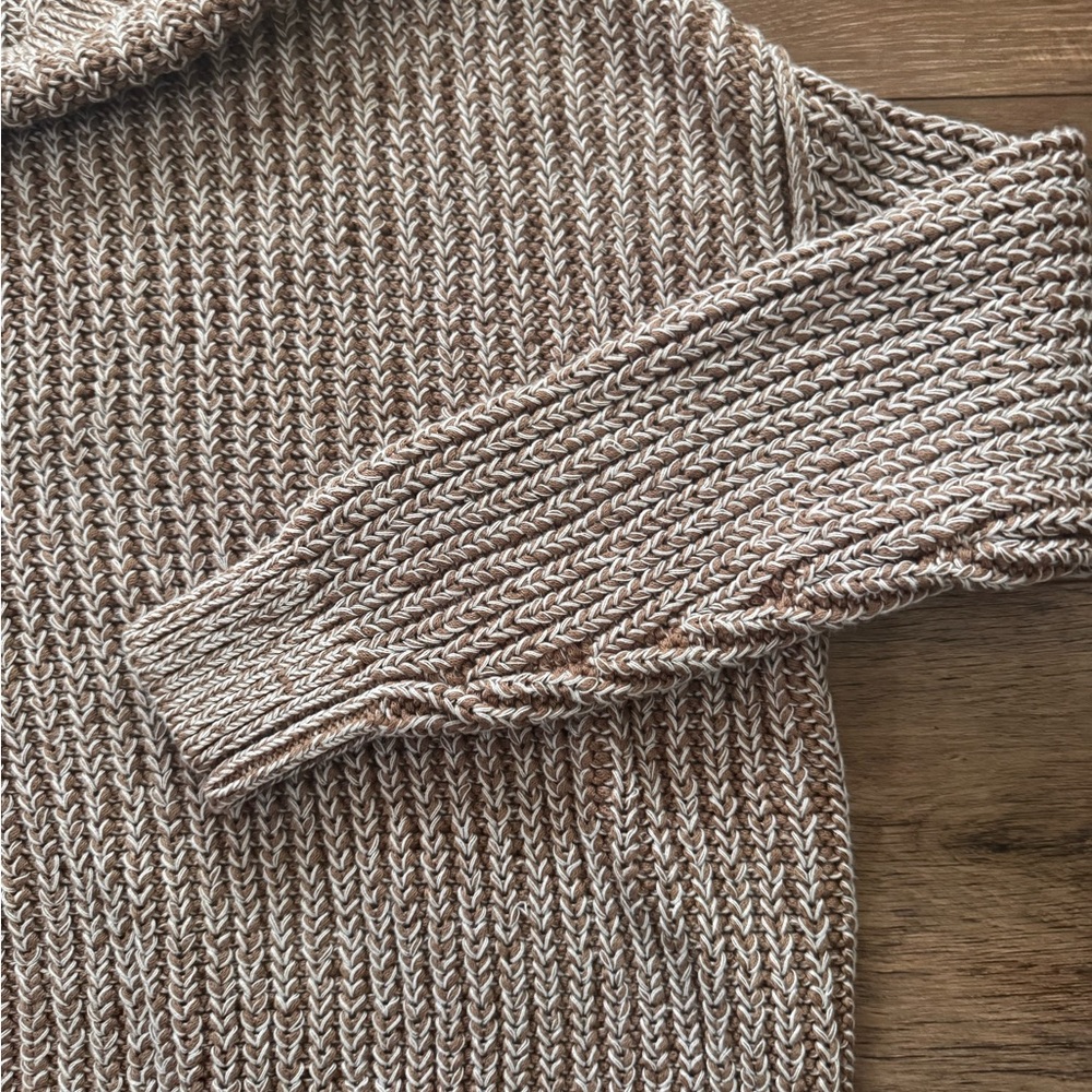 Banana Republic Brown and Cream Knit Sweater - Picture 4 of 7